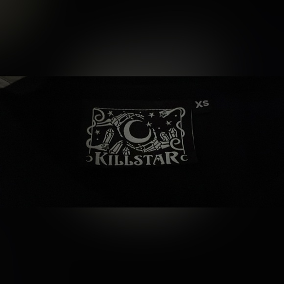 Killstar Black and White 'Love Hurts' Graphic Tee - Picture 2 of 3